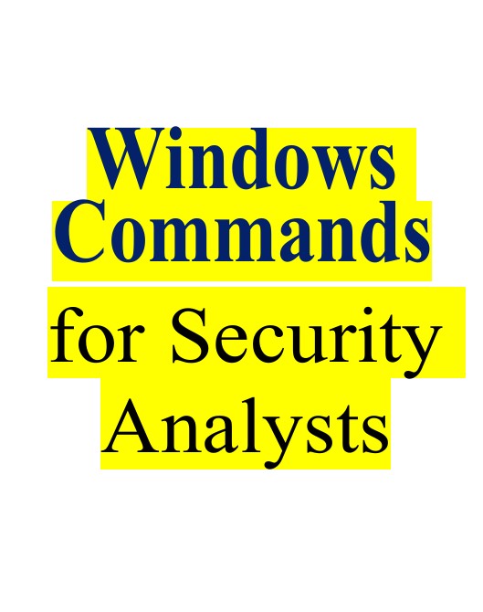  Windows CMD for Security