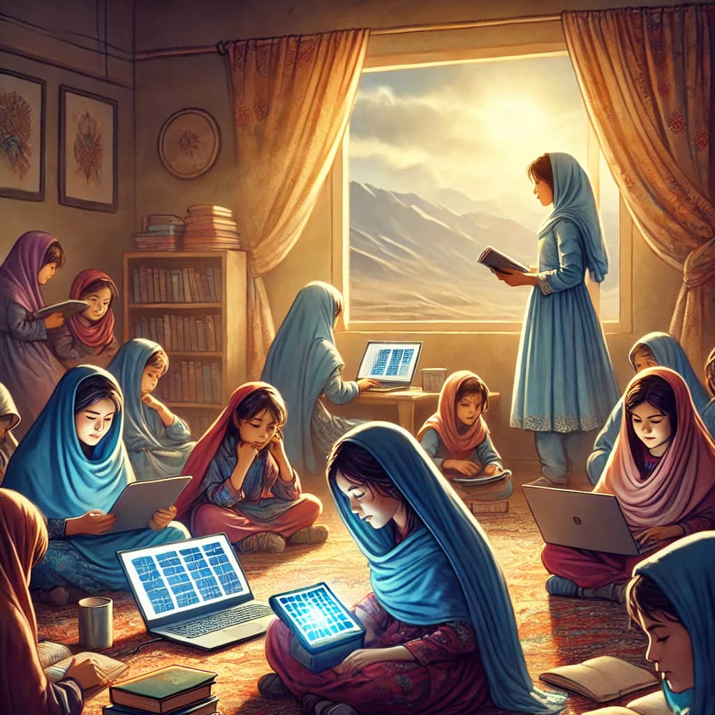 Remote Learning: Afghan Girls Continuing Education Amid School Closures
